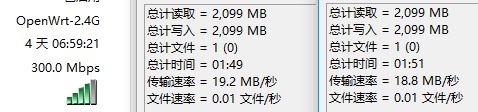 斐讯K2T刷OpenWrt固件与原厂固件无线对比测试