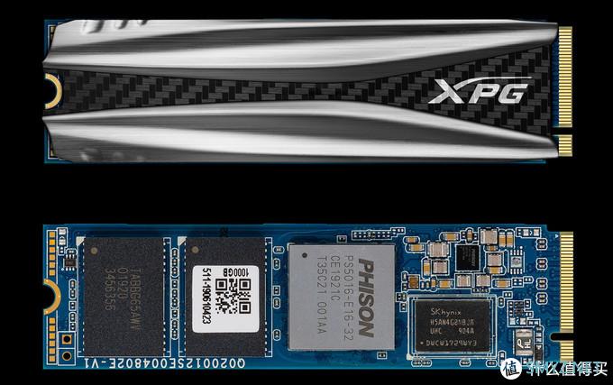 狂飙5000MB/s：ADATA 威刚 发布 XPG GAMMIX S50 PCIe Gen 4 x4 M.2 SSD固态硬盘