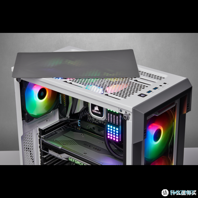 高风量设计、玩灯好物：CORSAIR 美商海盗船 发布 iCUE 220T RGB Airflow 机箱