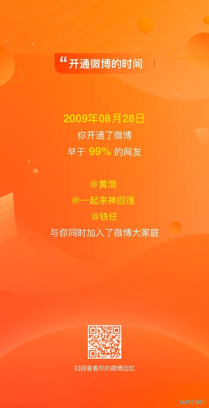 微博十周年，微博发起纪念活动，12项数据回顾你的十年微博回忆你和第一个互粉的伙伴还有联系吗？