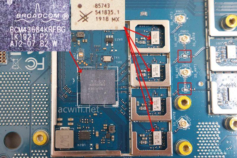 华硕AX无线路由器TUF-AX3000拆机