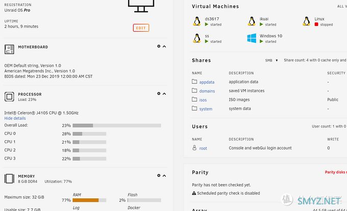 UNRAID教程：1分钟 用自带虚拟机安装 荒野无灯大佬的精简版windows10系统