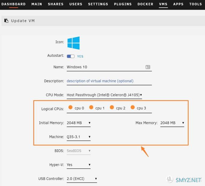 UNRAID教程：1分钟 用自带虚拟机安装 荒野无灯大佬的精简版windows10系统