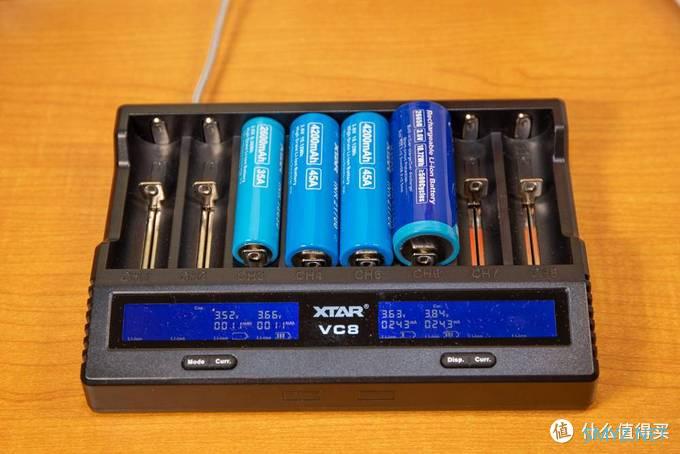 多槽位的智能锂离子/镍氢电池充电器——XTAR VC8轻体验 