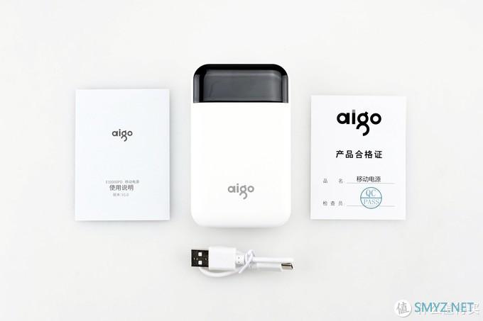 PD、PE、QC等多协议加持，aigo E10000PD数显快充移动电源评测