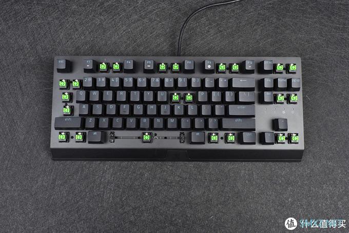 雷蛇黑寡妇X竞技版背光款机械键盘拆解评测