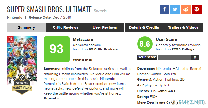 吃喝玩乐篇 篇十九：Metacritic排行榜上的Switch游戏TOP10值得买么？