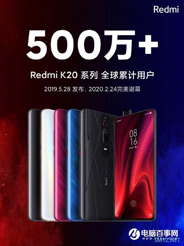 完美谢幕！Redmi K20系列全球累计销量500万+