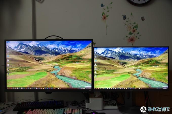 40张图片对比终结4K VA和IPS孰优孰劣问题——BenQ EW3270U开箱和初步使用心得