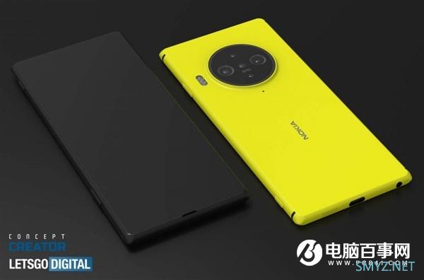 神似Lumia！诺基亚1亿像素5摄+完美全面屏新机渲染图曝光