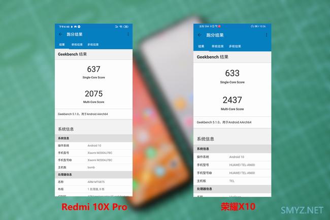 荣耀x10和redmi10x对比 哪个好？