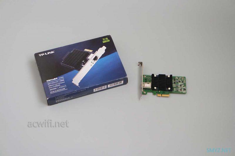 TP-LINK一款万兆电口网卡NT521开箱拆机测试看看，跟X550一起拆了