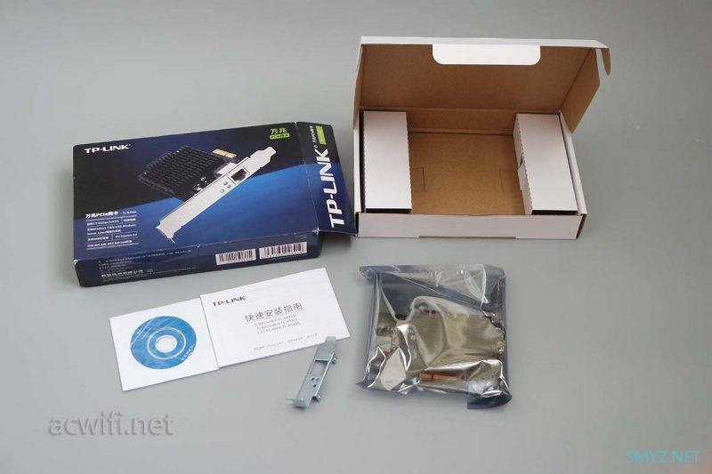 TP-LINK一款万兆电口网卡NT521开箱拆机测试看看，跟X550一起拆了