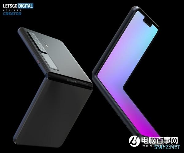 华为Mate V全新渲染图曝光：翻盖折叠屏+副屏