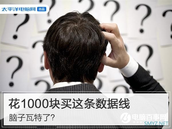 脑子瓦特了？花1000块买这条数据线