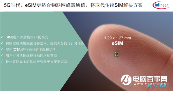 5G时代 eSIM爆发：英飞凌奉上全套解决方案