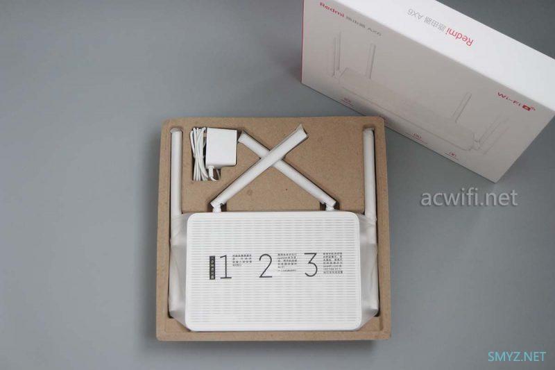 红米AX6拆机，旧款WIFI6无线路由器