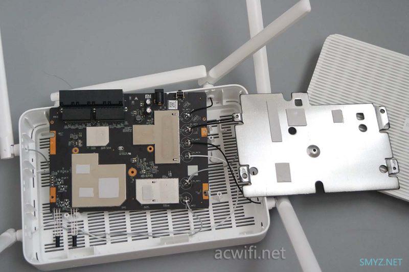 红米AX6拆机，旧款WIFI6无线路由器