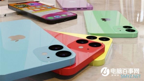 5.4寸iPhone 12最新外形渲染图：6大配色加持 如此多彩