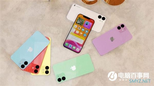 5.4寸iPhone 12最新外形渲染图：6大配色加持 如此多彩
