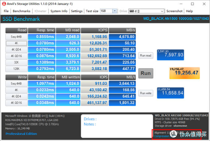 WD_BLACK AN1500 SSD评测：一秒读取6GB，无需PCIe 4.0