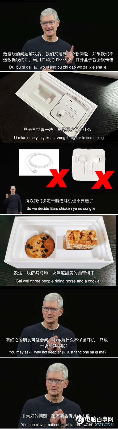 神文案来了！天才小熊猫总结苹果iPhone 12发布会