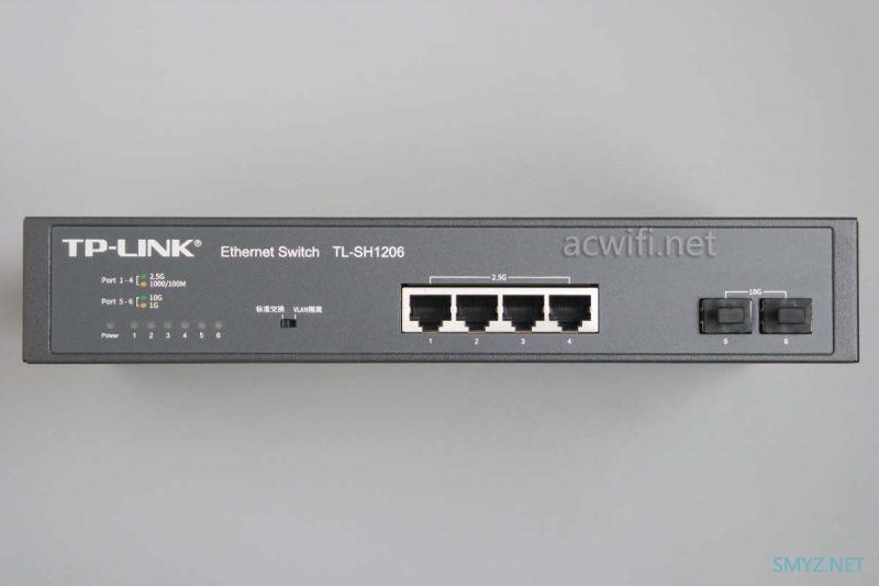 4个2.5G电口+2个万兆光口：TP-LINK SH1206拆机