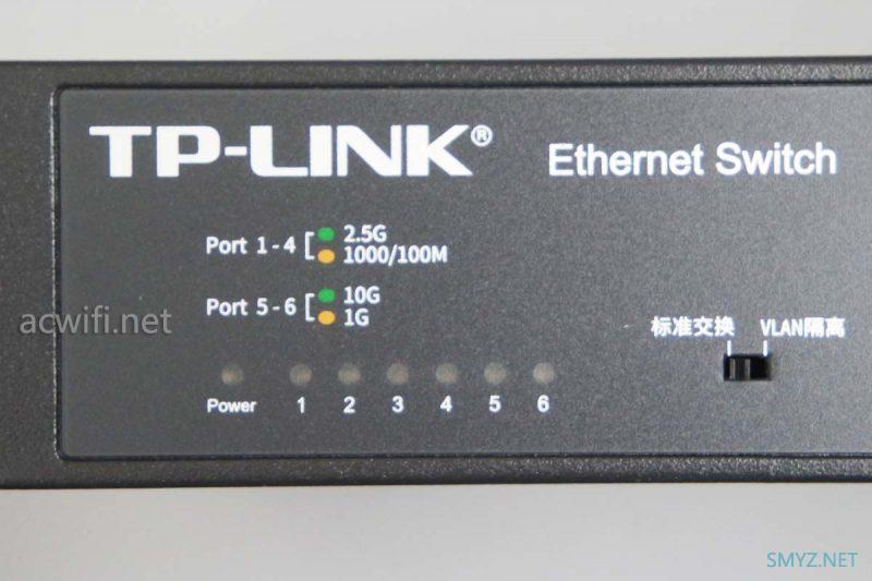 4个2.5G电口+2个万兆光口：TP-LINK SH1206拆机