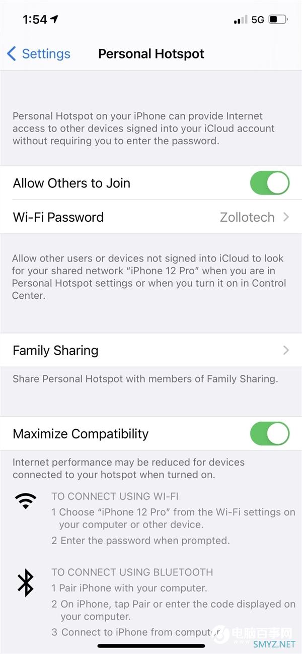 首次！实测发现iPhone 12可开启5GHz Wi-Fi热点