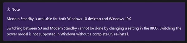 待机模式不影响下载数据：Windows 10X将支持“现代待机”功能
