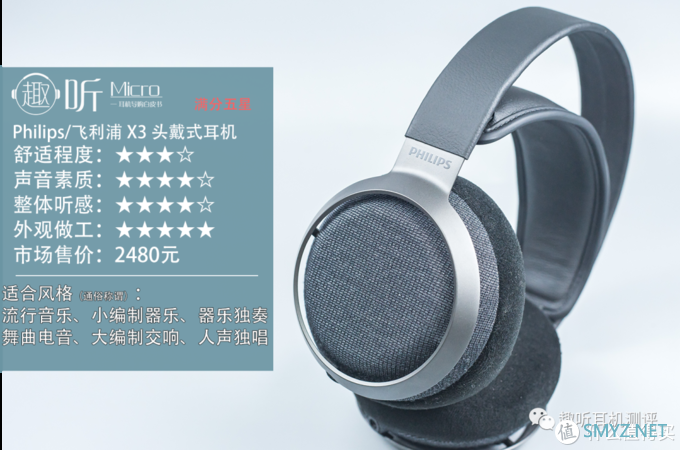 【趣听】消费类耳机评测 篇六十八：亲民旗舰：Philips/飞利浦 Fidelio X3  头戴式耳机体验测评