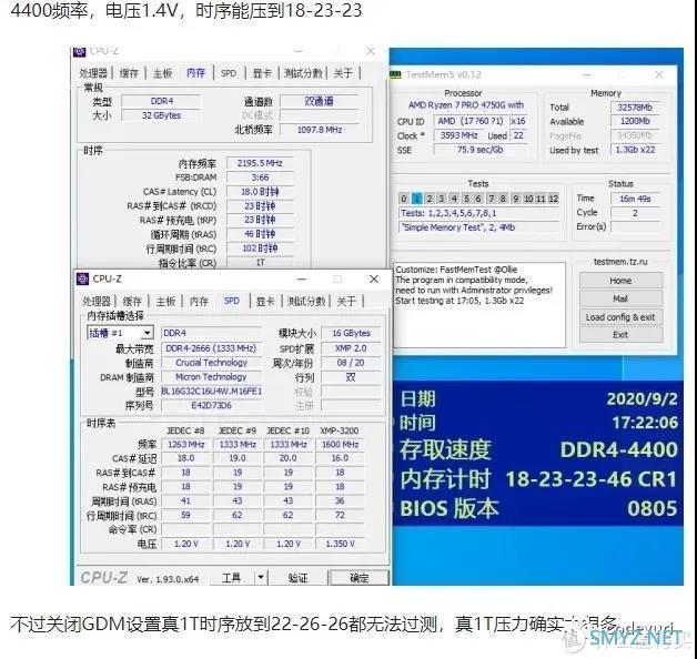 DDR4 5500! 英睿达C9BLH超频测试