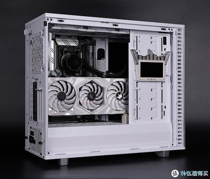 白色信仰主机，RTX 3090 HOF名人堂 + 5900X + ROG B550吹雪