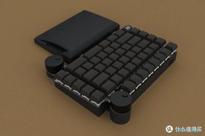 双旋钮单滚轮单手键盘 双旋钮单滚轮单手键盘