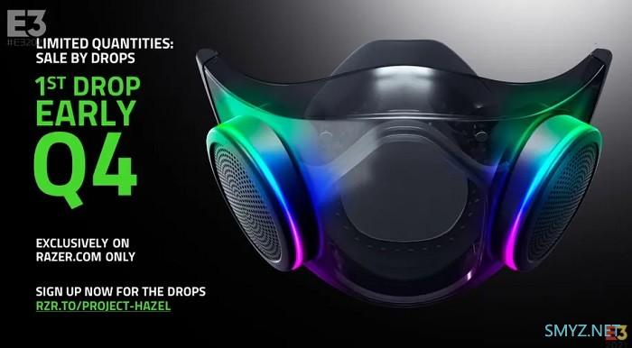 雷蛇宣布Prohect Hazel面罩四季度开售：透明设计、带RBG灯效