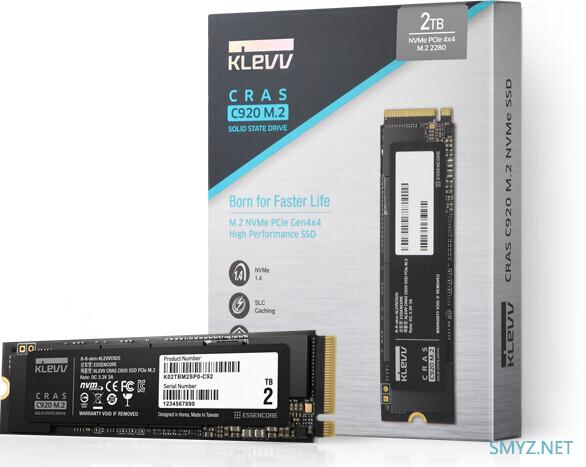 科赋发布CRAS C920与C720系列固态硬盘：最高2TB、M.2 2280规格