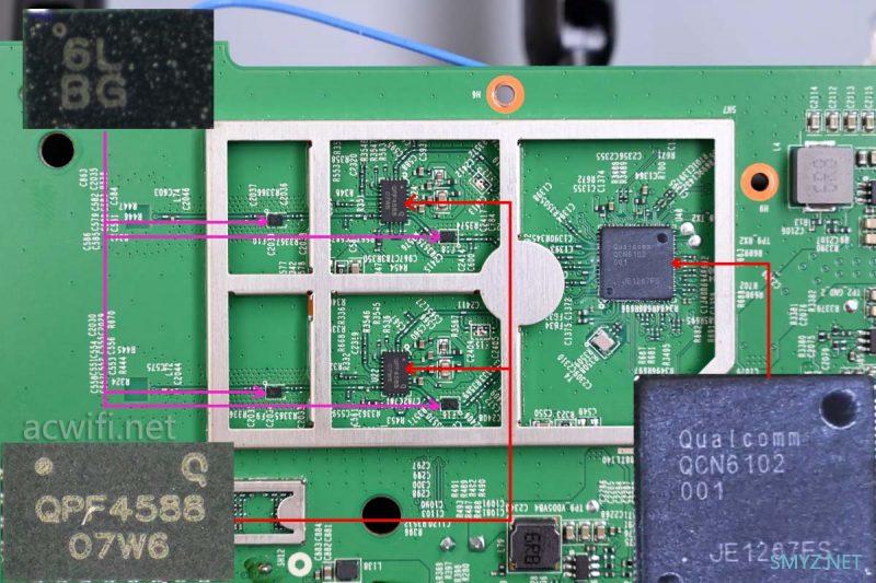 TP三频Wi-Fi 6路由器XTR5460拆机