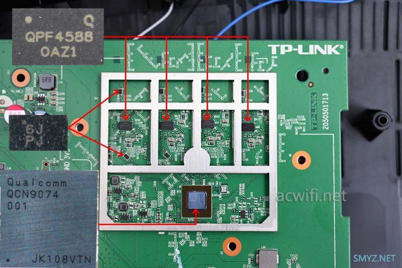 XTR7880拆机，三频Wi-Fi 6无线路由器