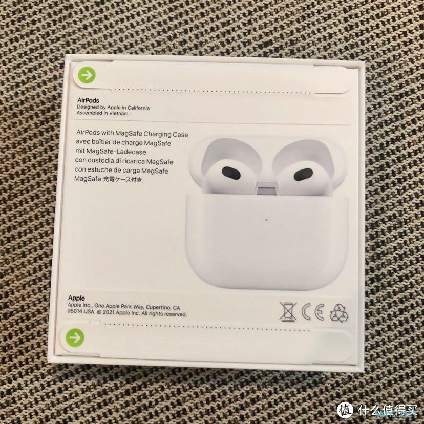 晒晒刚到手的AirPods 3代