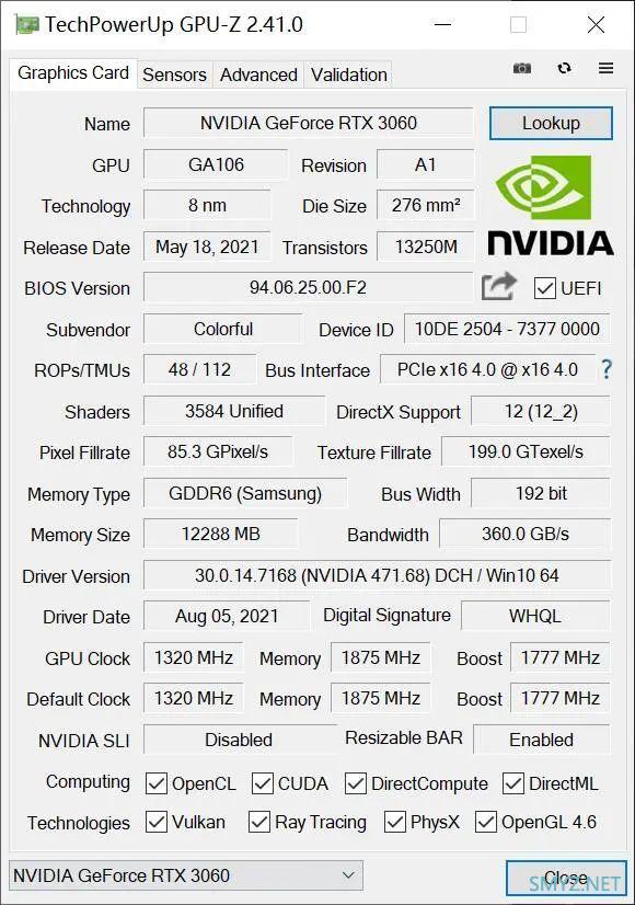 iGame RTX 3060 Mini OC 12G L显卡评测：细密工巧、六面玲珑的小钢炮