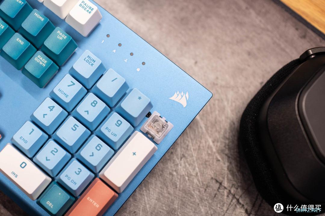 主题配色,做工依然完美,海盗船碧蓝之海机械键盘使用体验 主题配色,做工依然完美,海盗船碧蓝之海机械键盘使用体验