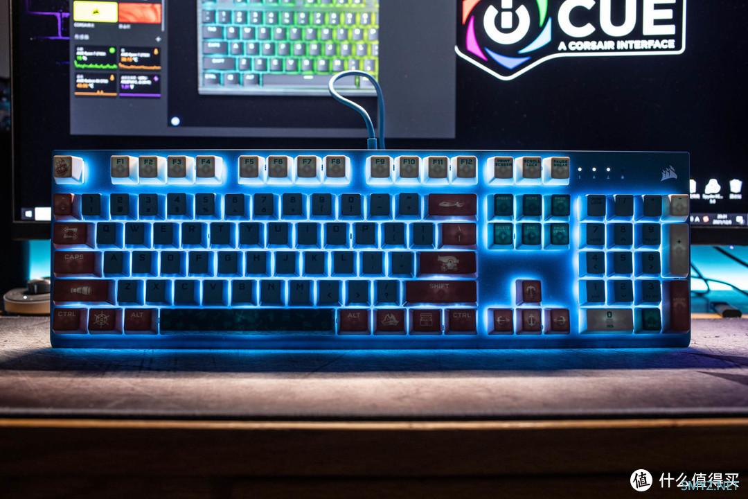 主题配色,做工依然完美,海盗船碧蓝之海机械键盘使用体验 主题配色,做工依然完美,海盗船碧蓝之海机械键盘使用体验