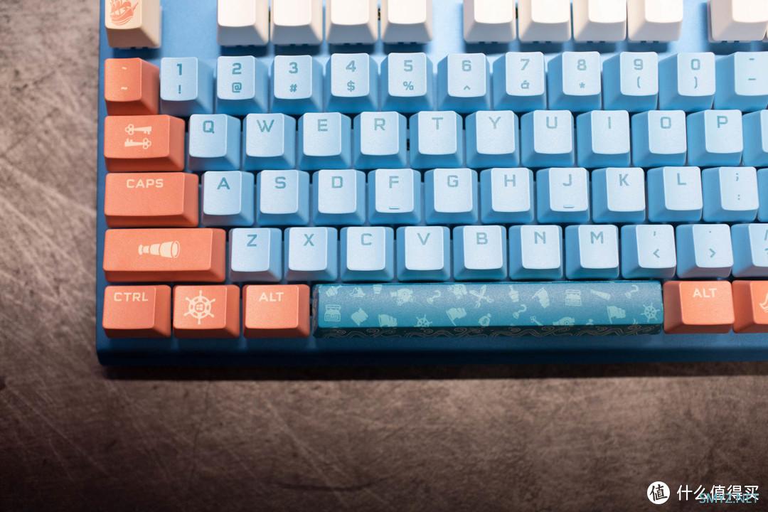 主题配色,做工依然完美,海盗船碧蓝之海机械键盘使用体验 主题配色,做工依然完美,海盗船碧蓝之海机械键盘使用体验