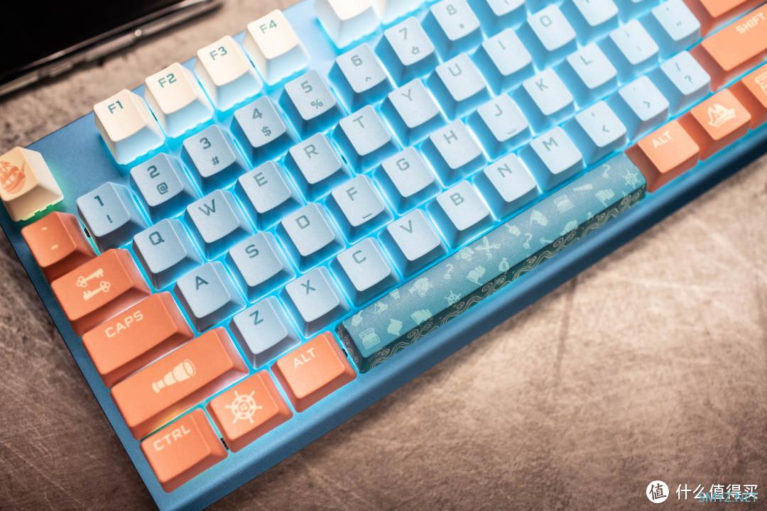 主题配色,做工依然完美,海盗船碧蓝之海机械键盘使用体验 主题配色,做工依然完美,海盗船碧蓝之海机械键盘使用体验