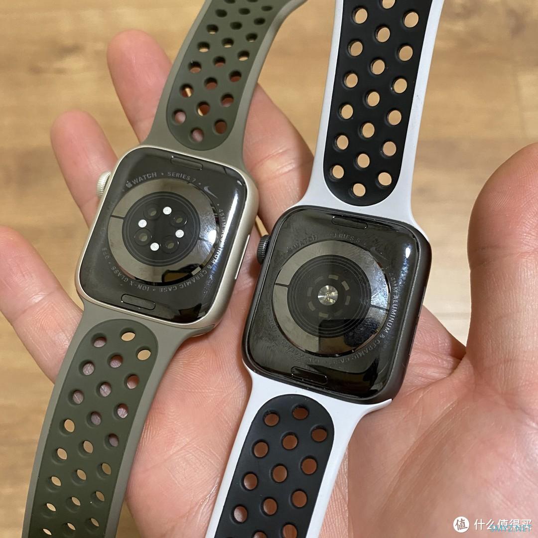 我的跑步装备 篇一百一十五：完全可以当跑表！Apple Watch S7 Nike 45mm蜂窝版（附与5代对比）