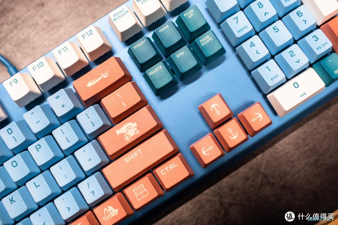 主题配色,做工依然完美,海盗船碧蓝之海机械键盘使用体验 主题配色,做工依然完美,海盗船碧蓝之海机械键盘使用体验