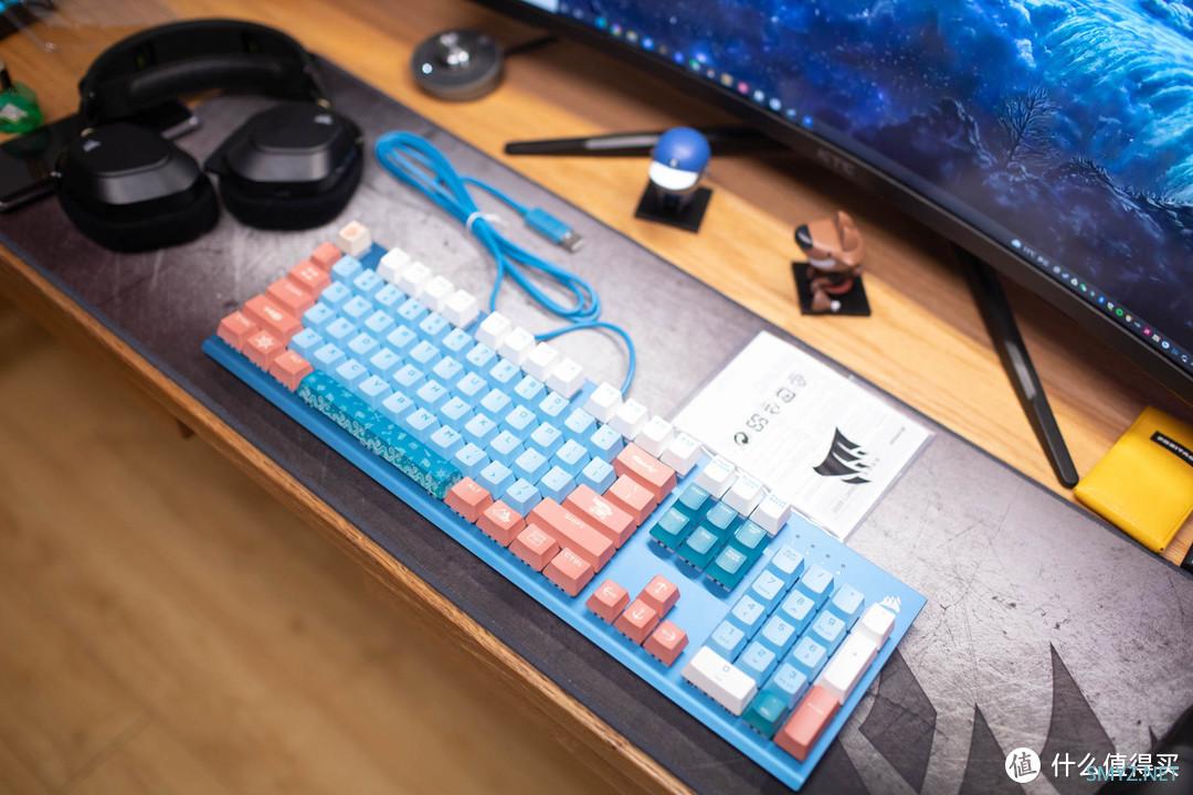 主题配色,做工依然完美,海盗船碧蓝之海机械键盘使用体验 主题配色,做工依然完美,海盗船碧蓝之海机械键盘使用体验