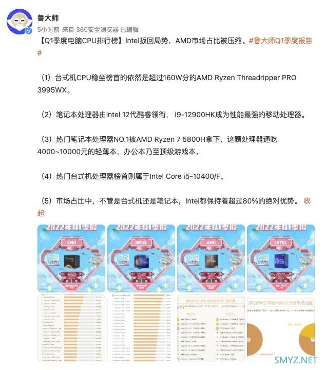 N卡整体领先A卡：鲁大师公布今年第一季度电脑硬件相关排行榜