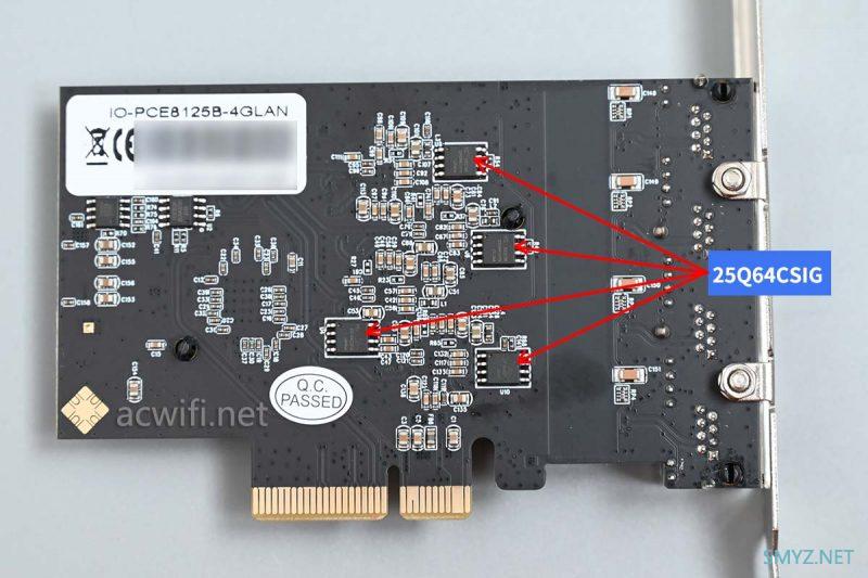 四口2.5G网卡RTL8125B拆机和瓶颈速度测试