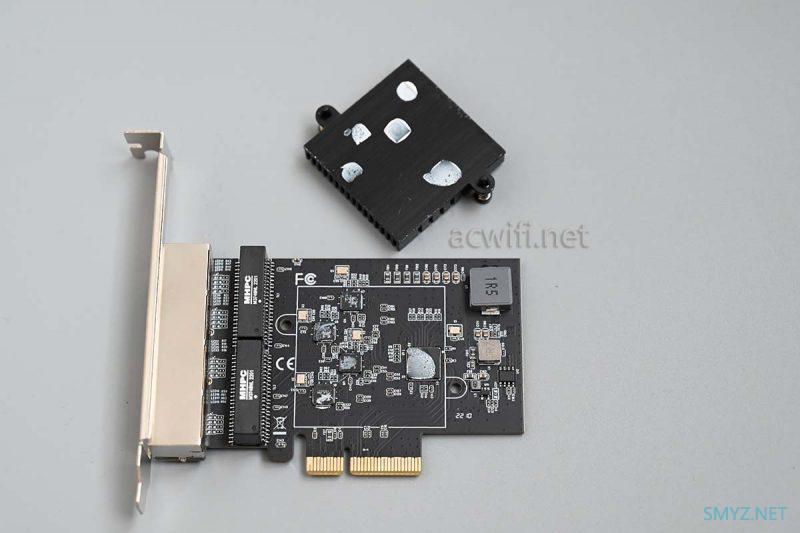 四口2.5G网卡RTL8125B拆机和瓶颈速度测试